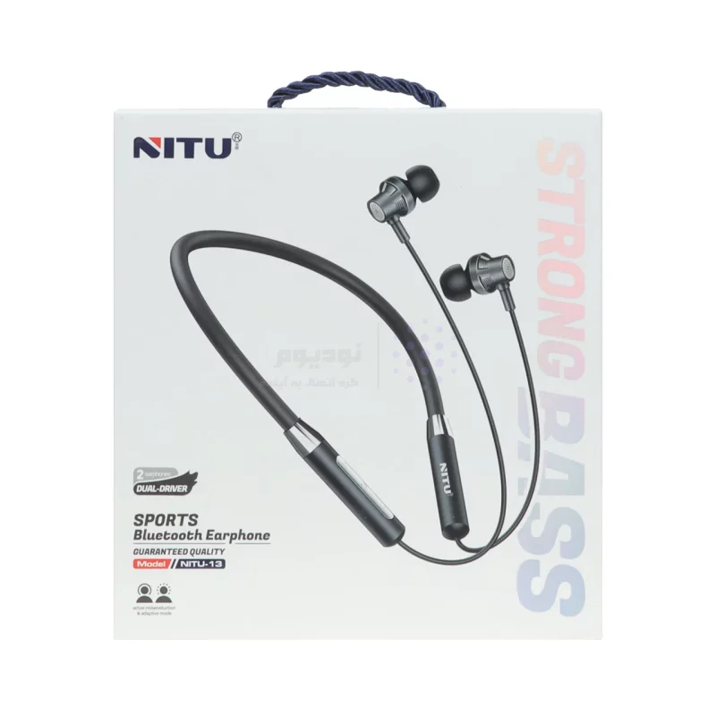 هندزفری گردنی NITU مدل NITU-13 - مشکی (گارانتی 18 ماه تعویض نیکان همراه) - تصویر 7