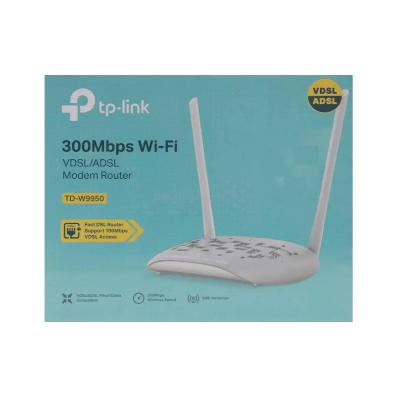 TP-LINK TD_W9950 _Ver 1.0 300Mbps Wireless N ADSL+ Modem Router - تصویر 5