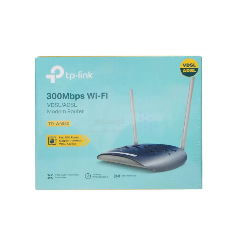 سرمه ای (گارانتی 12 ماهه آیهان گستر) - TP-LINK TD-W9960 -Ver 1.20 300Mbps Wireless VDSL/ADSL+ Modem Router مودم - تصویر 5