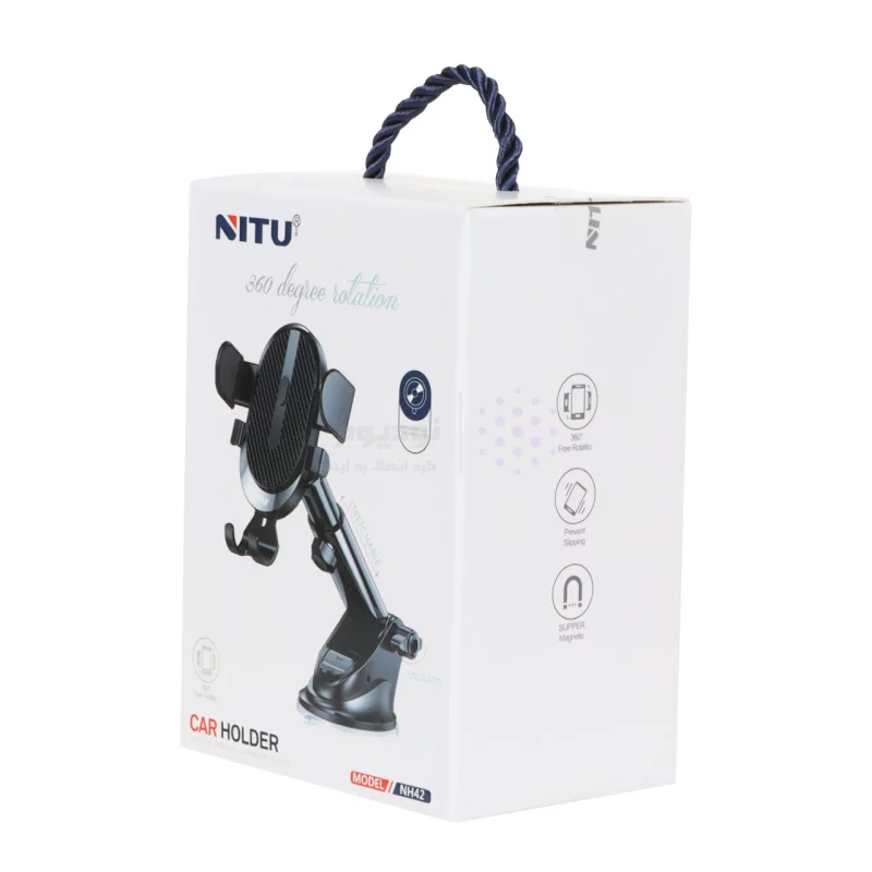 هولدر گوشی موبایل پایه دار NITU مدل NH42 - مشکی - تصویر 7