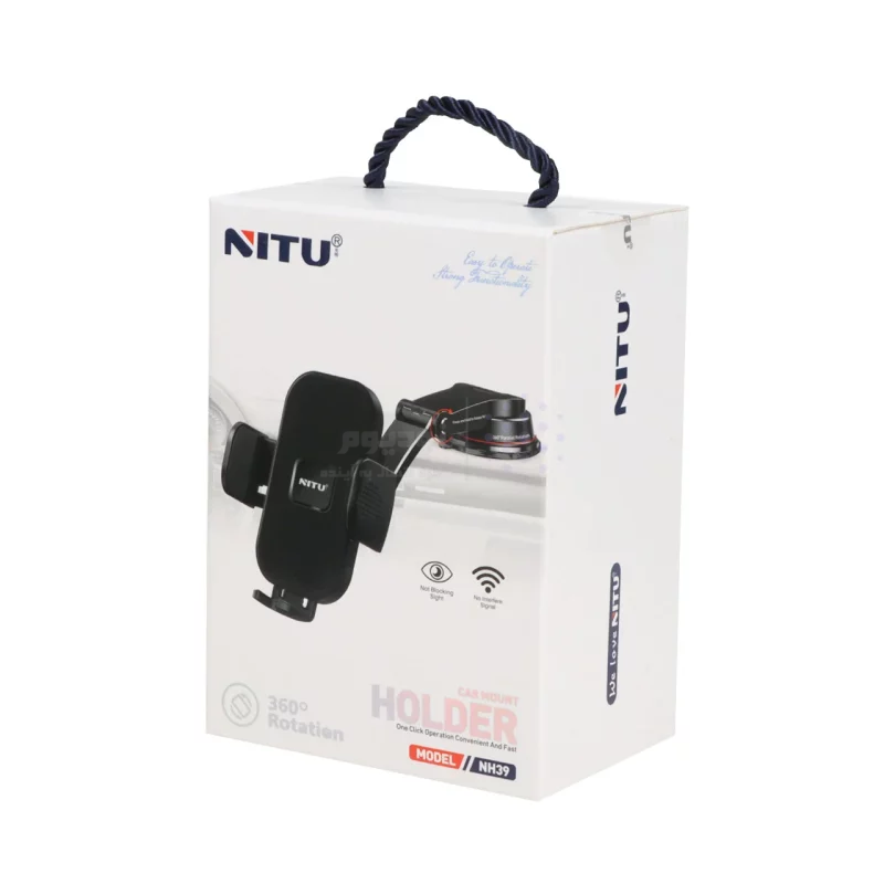 هولدر گوشی موبایل پایه دار NITU مدل NH39 - مشکی - تصویر 3