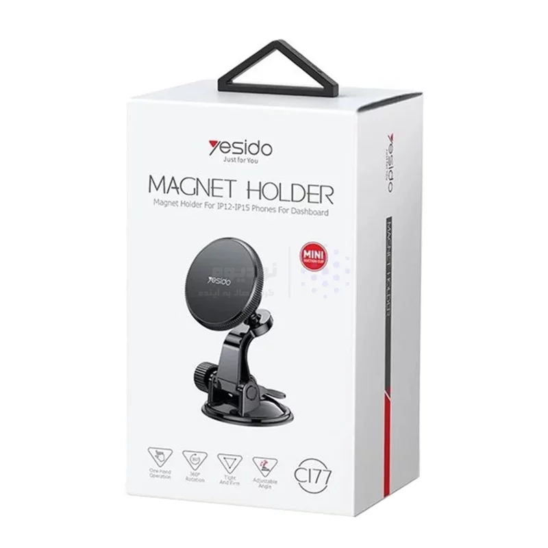 هولدر گوشی موبایل پایه دار Yesido مدل C177 - مشکی - تصویر 3