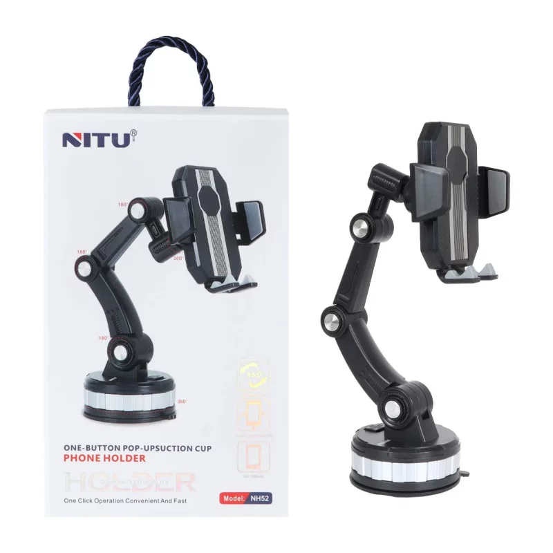 هولدر گوشی موبایل Nitu مدل NH52 - مشکی - تصویر 2