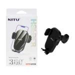 هولدر گوشی موبایل دریچه کولری Nitu مدل NH67 - مشکی