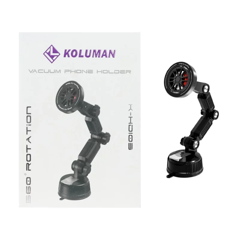 هولدر گوشی موبایل وکیومی Koluman مدل K-HD103 - خاکستری - تصویر 2