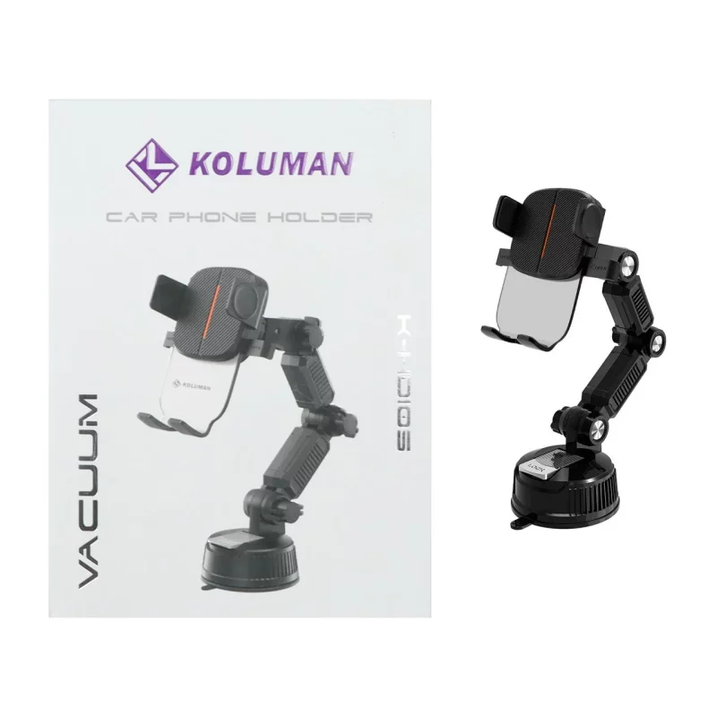 هولدر گوشی موبایل وکیومی Koluman مدل K-HD105 - خاکستری - تصویر 2