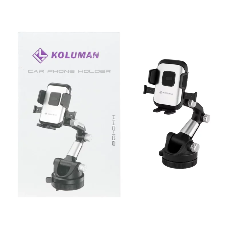 هولدر گوشی موبایل وکیومی Koluman مدل K-HD108 - خاکستری - تصویر 2
