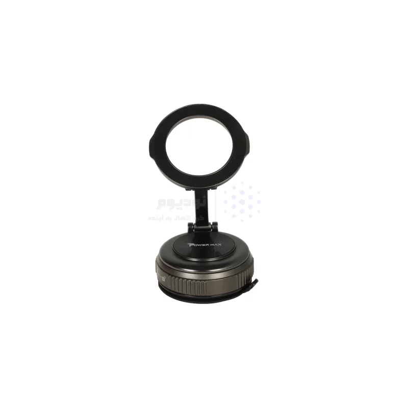 هولدر وکیومی مگنتی گوشی موبایل Power Max مدل PM-026 - مشکی - تصویر 3
