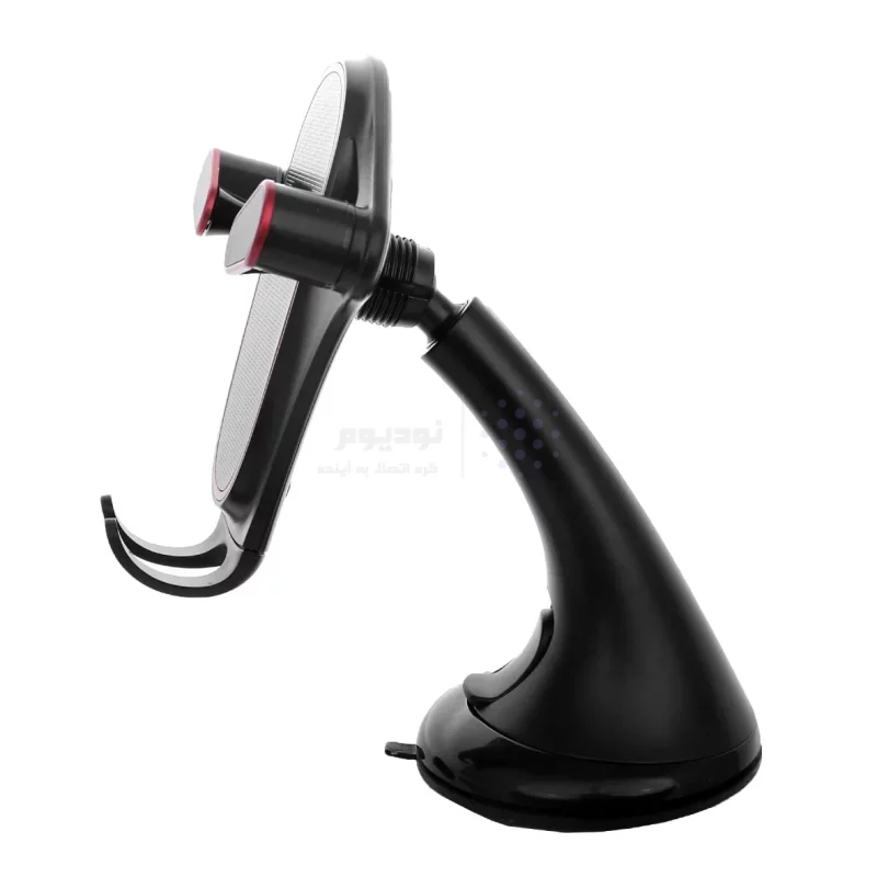 هولدر گوشی موبایل پایه دار yesido مدل C53-مشکی قرمز - تصویر 3