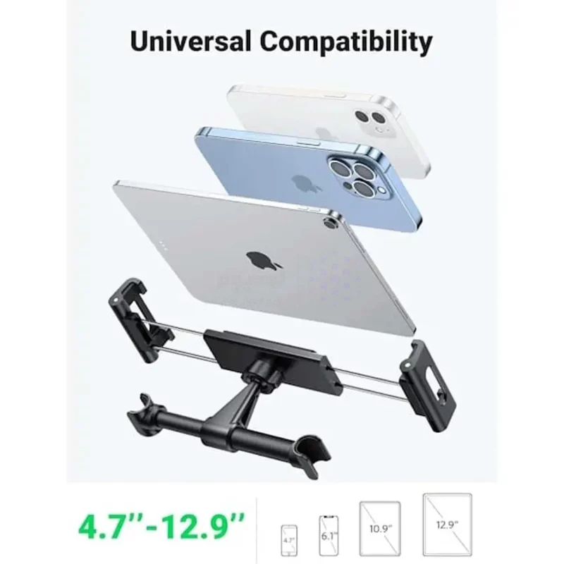هولدر گوشی موبایل مخصوص پشت صندلی خودرو UGREEN مدل LP160 - مشکی(60108) - تصویر 8