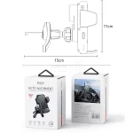 هولدر گوشی موبایل دریچه کولری Yesido مدل C312 - مشکی - تصویر 3
