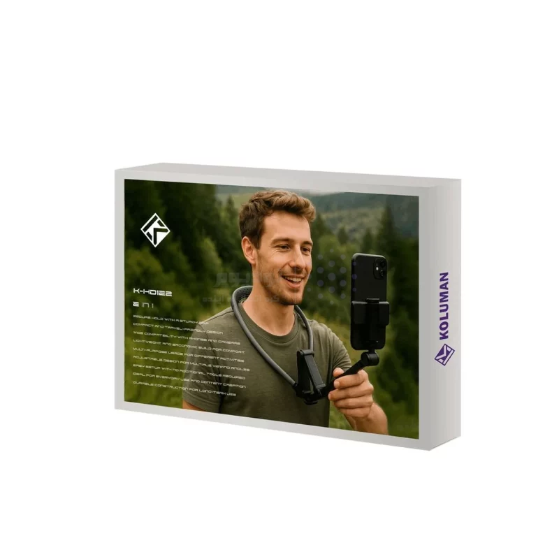 هولدر گردنی گوشی موبایل Koluman مدل K-HD122 - مشکی - تصویر 6