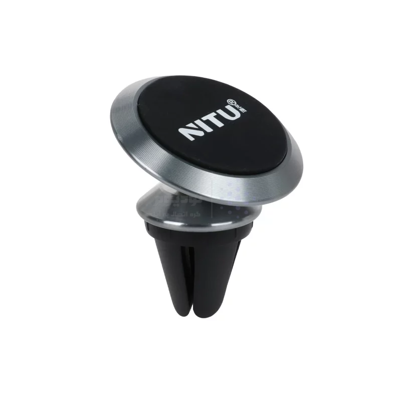 هولدر گوشی موبایل مگنتی دریچه ای خودرو NITU مدل NH10 - مشکی نقره ای - تصویر 3