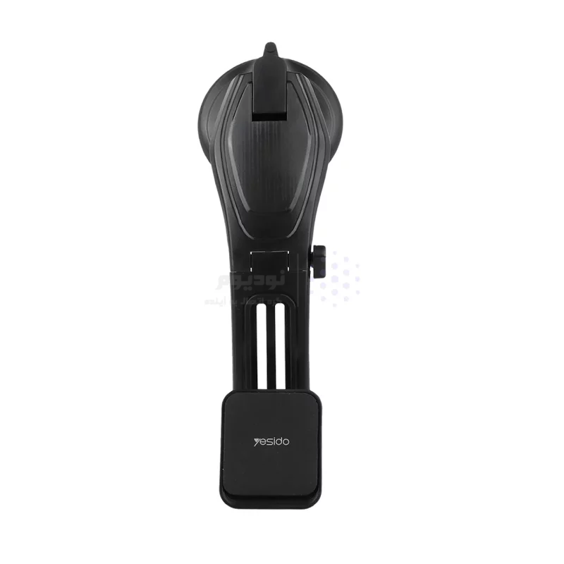هولدر گوشی موبایل پایه دار مگنتی yesido مدل C107 - مشکی - تصویر 3
