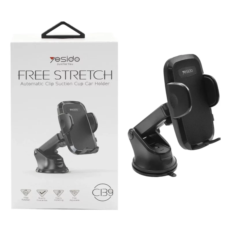 هولدر گوشی موبایل پایه دار Yesido مدل C139 - مشکی - تصویر 2