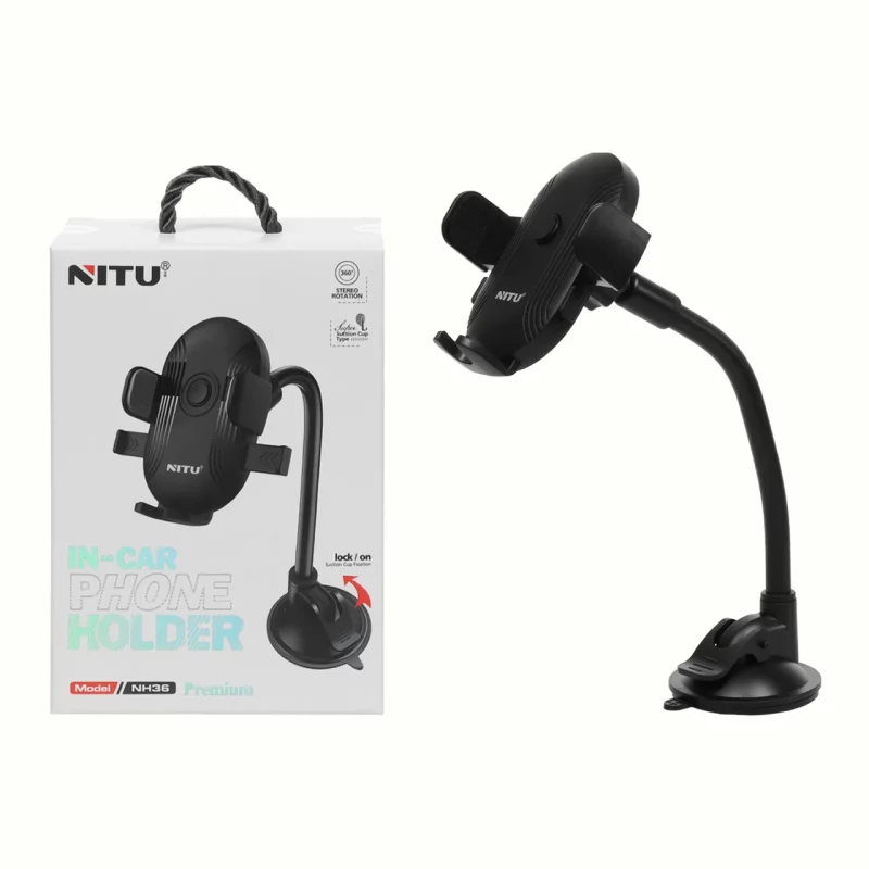 هولدر گوشی موبایل NITU مدل NH36 - مشکی - تصویر 2