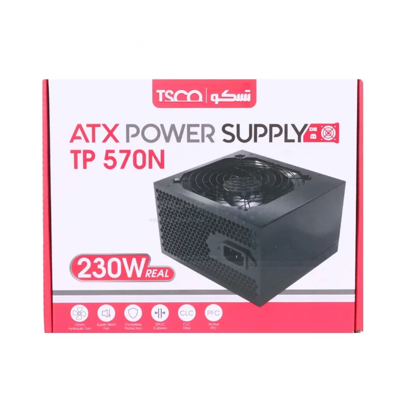منبع تغذیه کامپیوتر TSCO مدل TP 570N - تصویر 7