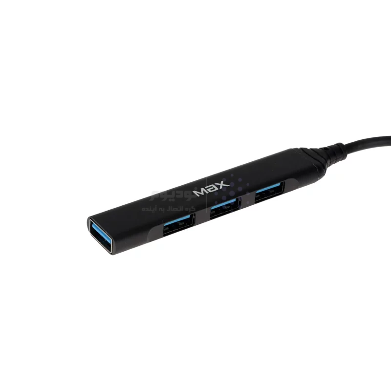 هاب 4 پورت Max Type-C مدل V31 - مشکی - MMX - تصویر 3
