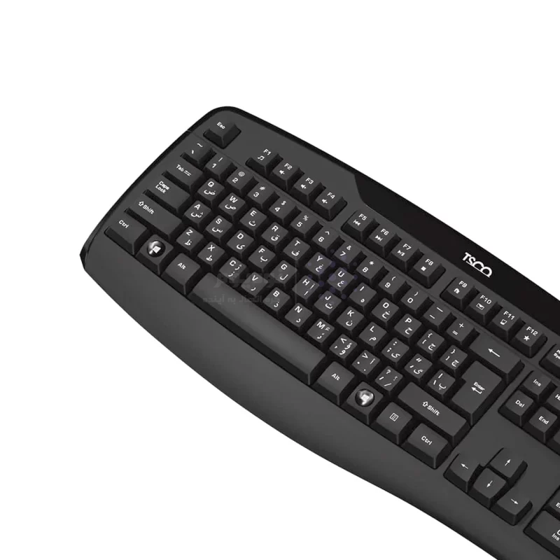 کیبورد باسیم TSCO مدل TK 8043 - مشکی - تصویر 4