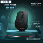 ماوس باسیم TSCO مدل TM 309 - مشکی - تصویر 8