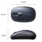 ماوس بی سیم UGREEN مدل MU105-90550 - آبی تیره (گارانتی 18 ماهه آسان پیشرو) - تصویر 5