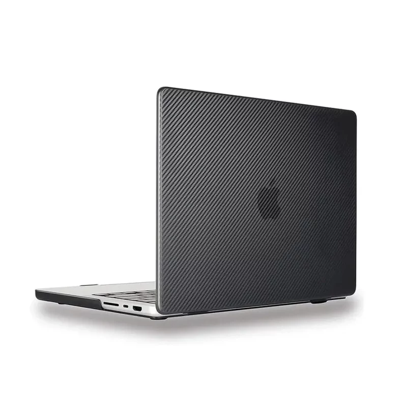 کاور "14 Green Lion MacBook Pro 2021 مدل Carbon Fiber Grain - مشکی - MN - تصویر 2