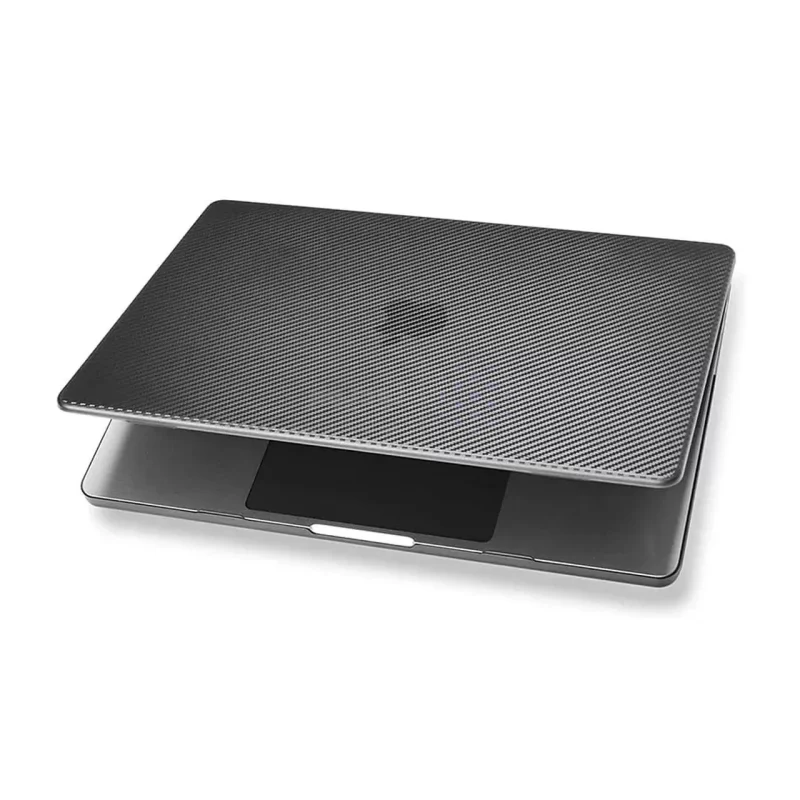 کاور "14 Green Lion MacBook Pro 2021 مدل Carbon Fiber Grain - مشکی - MN - تصویر 4