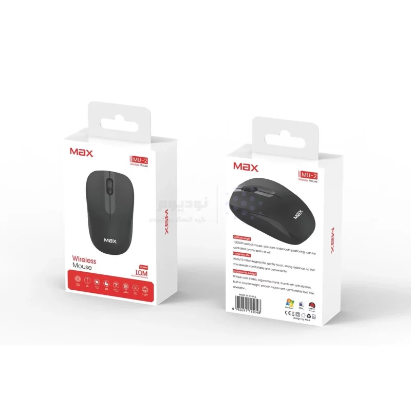 ماوس بی سیم TwinMax مدل MU-2 - مشکی - تصویر 4