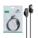 کابل شبکه یک متری UGREEN CAT6A مدل 70332 - مشکی(70332)