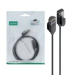 کابل شبکه 2 متری UGREEN CAT6A مدل NW122 - مشکی(70334B)