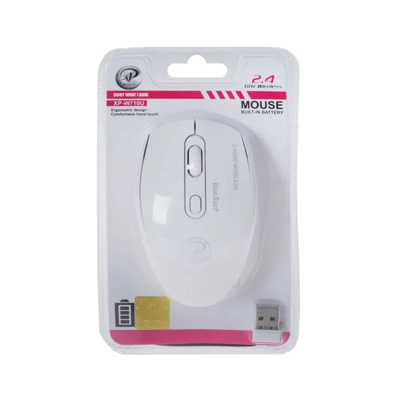 ماوس بی سیم XP Product مدل XP-W710U - سفید - تصویر 2
