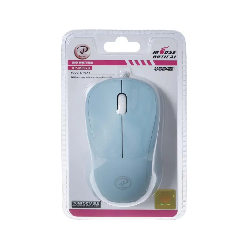 ماوس با سیم XP Product مدل XP-M697U - آبی - تصویر 2