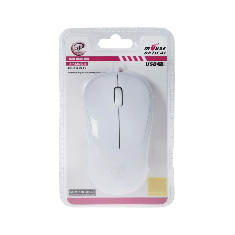 ماوس با سیم XP Product مدل XP-M697U - سفید - تصویر 2