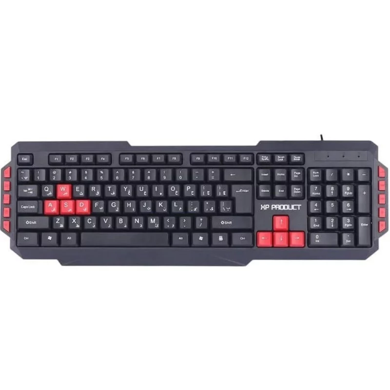 کیبورد باسیم گیمینگ XP Product مدل XP-8100U - مشکی - تصویر 2