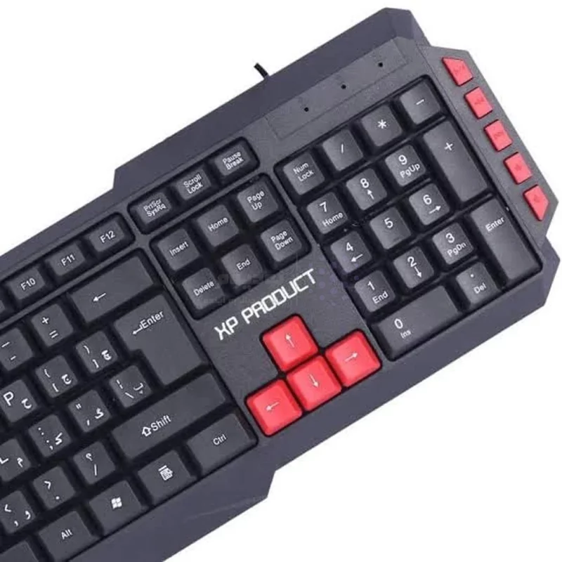کیبورد باسیم گیمینگ XP Product مدل XP-8100U - مشکی - تصویر 3
