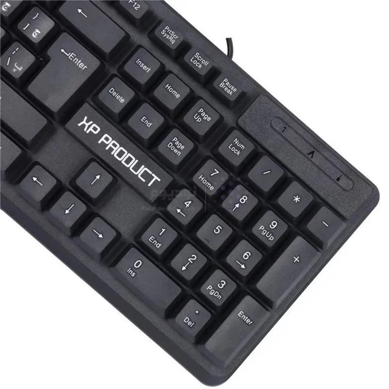 کیبورد باسیم XP Product مدل XP-8300U - مشکی - تصویر 4