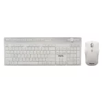 کیبورد و ماوس بی سیم TSCO مدل TKM 7106W - سفید