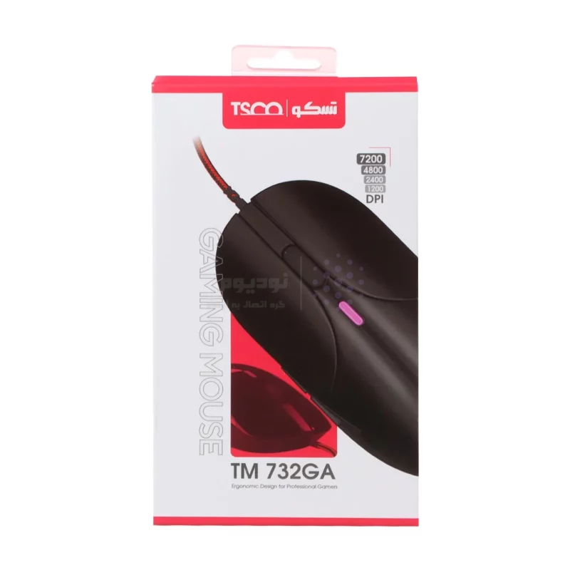 ماوس باسیم گیمینگ TSCO مدل TM 732GA - مشکی - تصویر 5