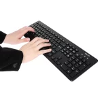 کیبورد و ماوس بی سیم TSCO مدل TKM 7011WN - مشکی - تصویر 5
