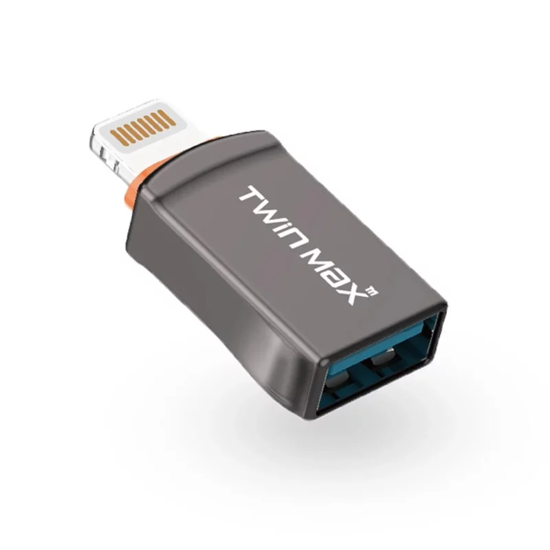 تبدیل TwinMax Lightning To USB 3.0 مدل MV-10 - خاکستری - تصویر 2