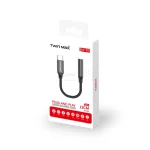 تبدیل Type-C به جک 3.5 میلی متری TwinMax مدل M-51 - مشکی - تصویر 3