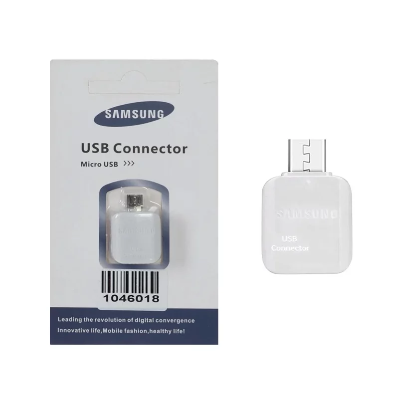 تبدیل Samsung MicroUSB To USB - سفید - ASP(گارانتی شش ماهه آروین سپهر) - تصویر 2