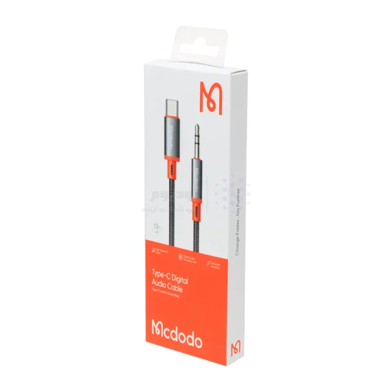 تبدیل Mcdodo Type-C TO AUX مدل CA-0820 - مشکی (گارانتی متین) - تصویر 4