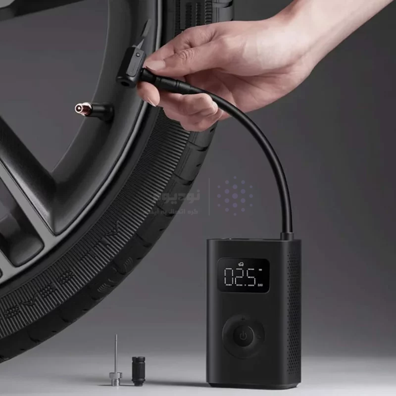 کمپرسور باد شارژی Xiaomi مدل MJCQB06QW - مشکی - تصویر 11