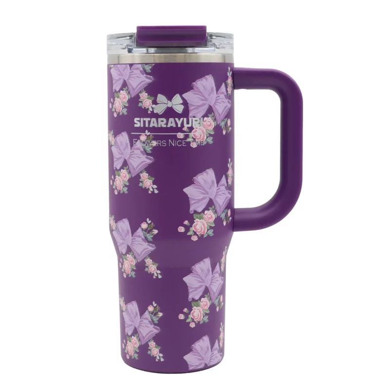 تراول ماگ Sitarayuri مدل ZF-058 ظرفیت 900 میلی لیتر - بنفش - تصویر 2