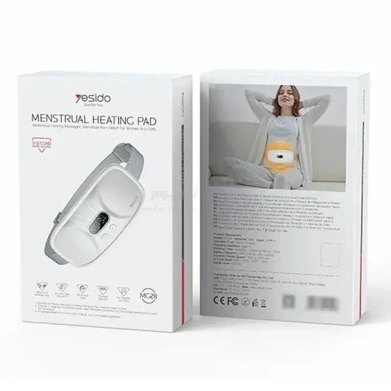 ماساژور حرارتی قاعدگی شارژی Yesido مدل MG28 - سفید (گارانتی 18 ماه تعویض نیکان همراه) - تصویر 5