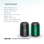 دستگاه بخور عود Green Lion مدل Mini Bakhour LITE GNMINIBKUR2BK - مشکی - MN - تصویر 5