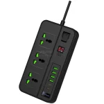 چندراهی برق 3 خانه TwinMax مدل MX-61 - مشکی - تصویر 4