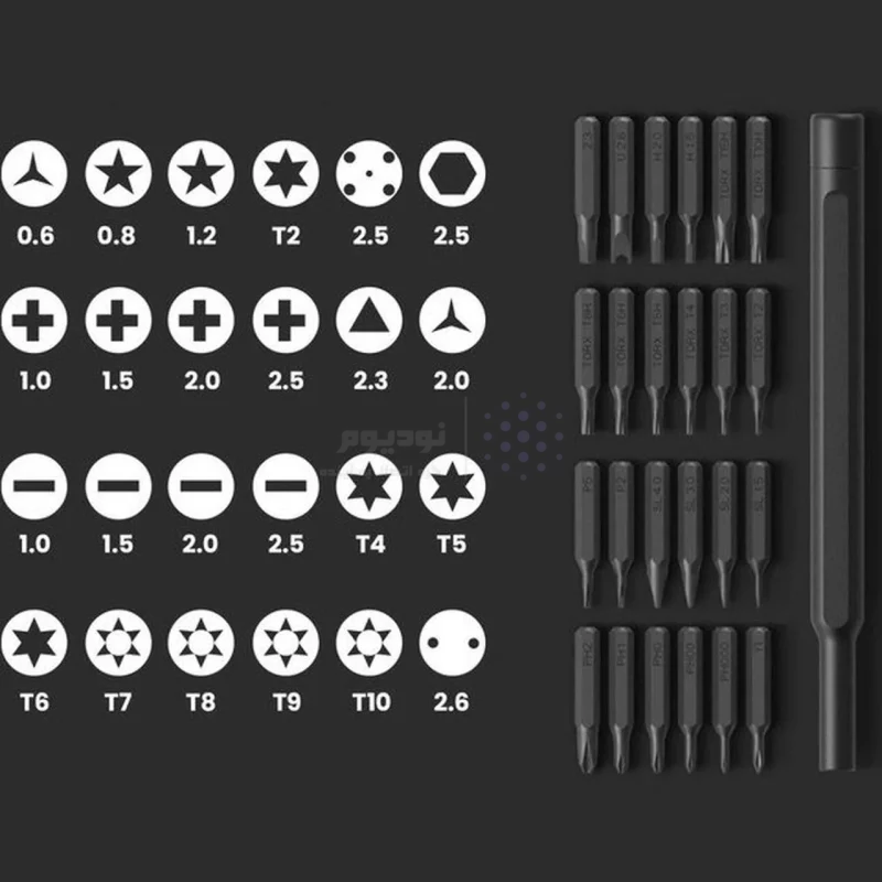 مجموعه 25 عددی پیچ گوشتی و سری پیچ گوشتی Xiaomi Mijia مدل MJJXLSD002QW - تصویر 8