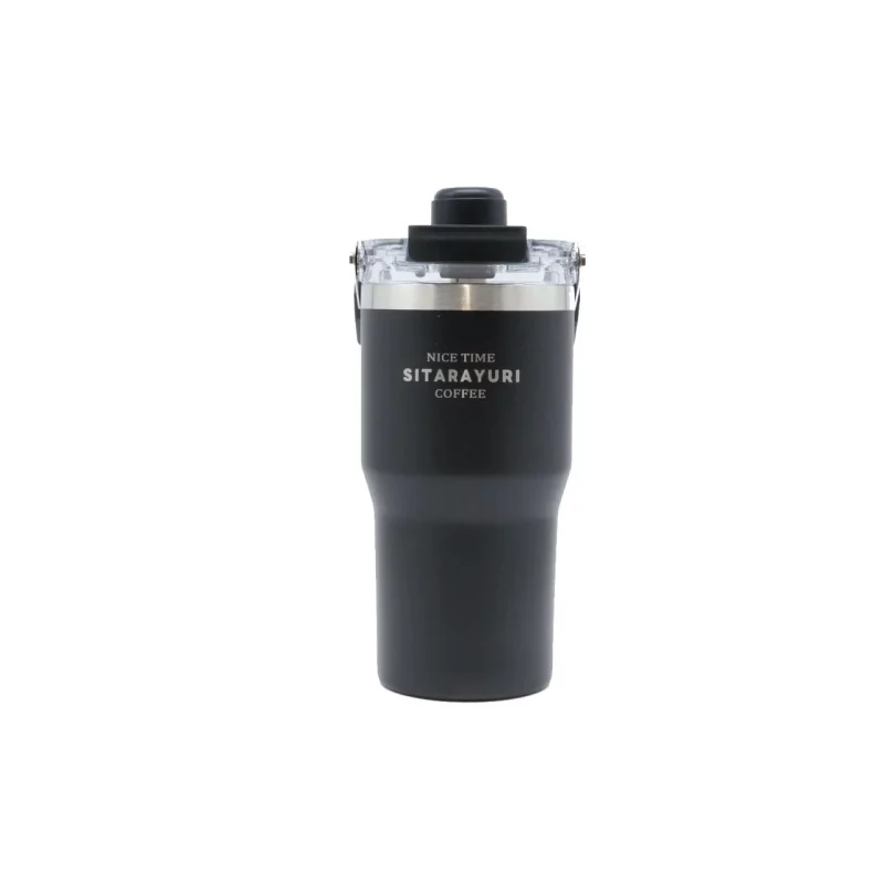 تراول ماگ Sitarayuri مدل ZF-061 ظرفیت 600 میلی لیتر - مشکی - تصویر 2